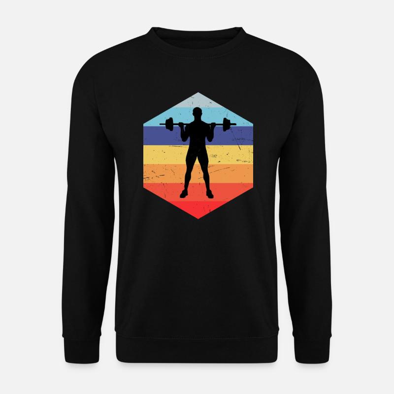 Entraînement d’endurance, musculation, haltérophilie - Sweat-shirt Unisexe - noir