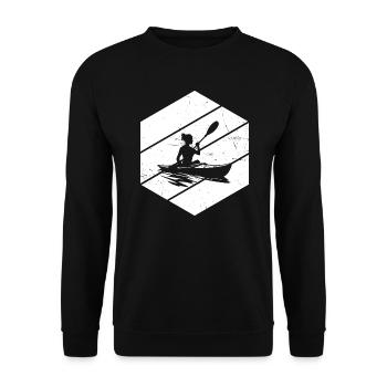 Kayak Kayak Hommes Kayak Canoë Femmes - Sweat-shirt Unisexe - noir - Devant - Alina (178cm) & Michal (187cm)