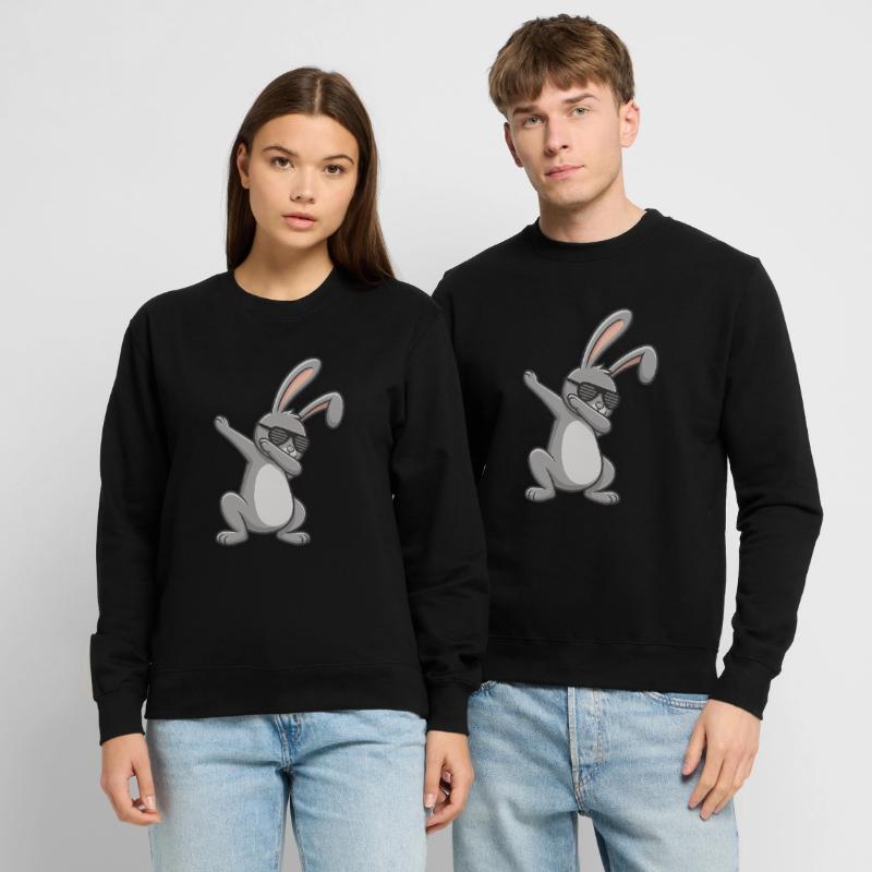 Easter Bunny Dab Easter Unisex Sweatshirt