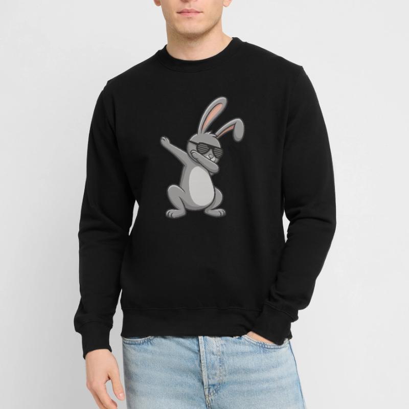 Easter Bunny Dab Easter Unisex Sweatshirt