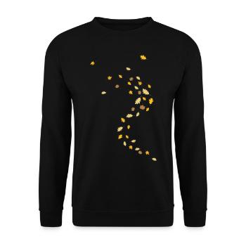 autumn - Unisex Sweatshirt - black - Front - Alina (178cm) & Michal (187cm)