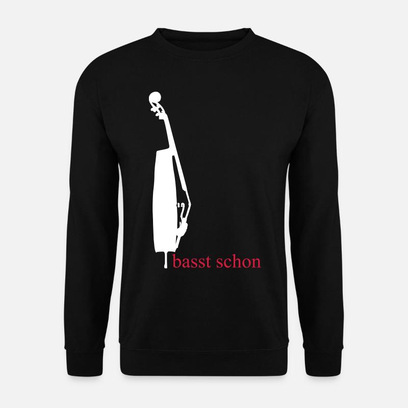 Kontrabass 3 - Unisex Pullover - Schwarz