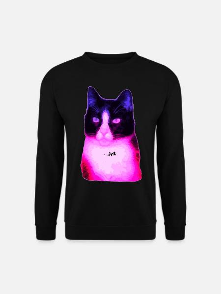 Cat cats cat - Unisex Sweatshirt - black