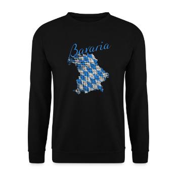Bavaria - Unisex Pullover - Schwarz - Vorne - Alina (178cm) & Michal (187cm)