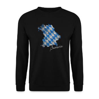 Bavaria - Unisex Pullover - Schwarz - Vorne - Alina (178cm) & Michal (187cm)