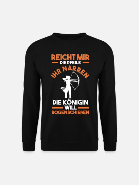 Bogenschützein Bogenschießen - Unisex Pullover - Schwarz