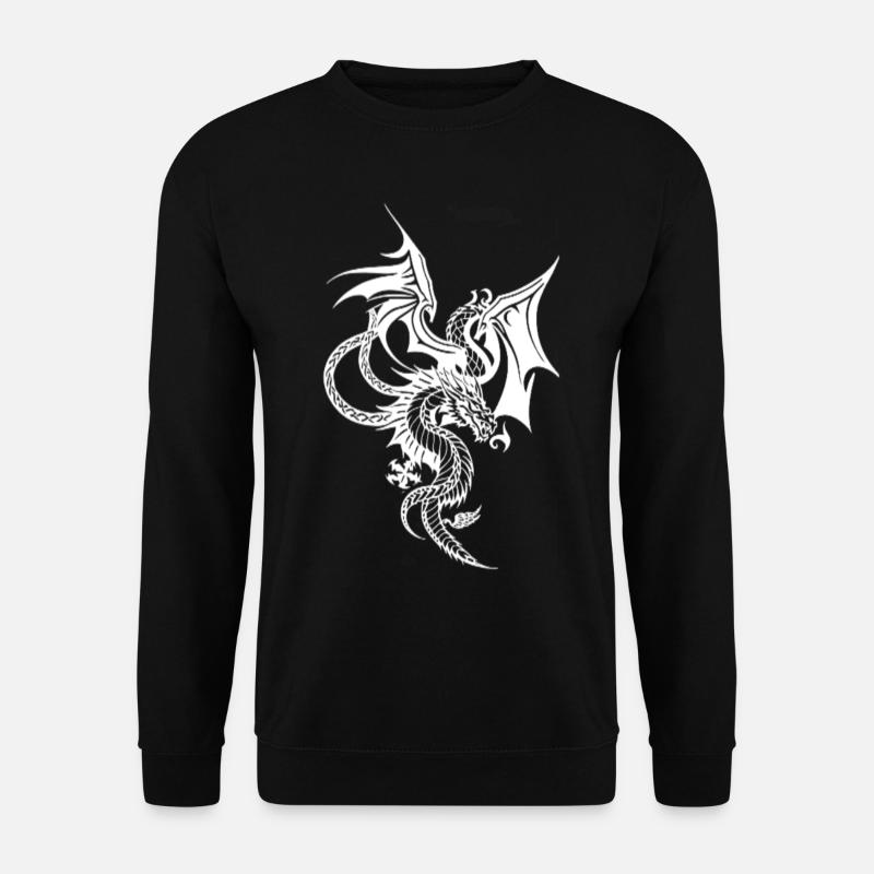Tattoo Design - Dragon - Unisex Sweatshirt - black