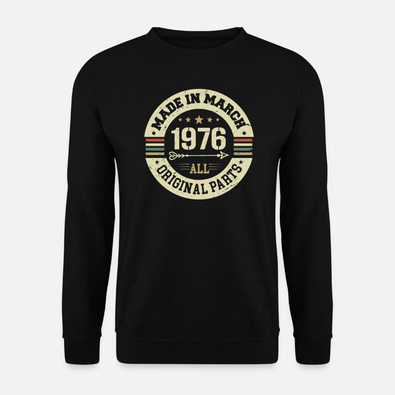 Legendary since March 1976 - Unisex Sweatshirt - black