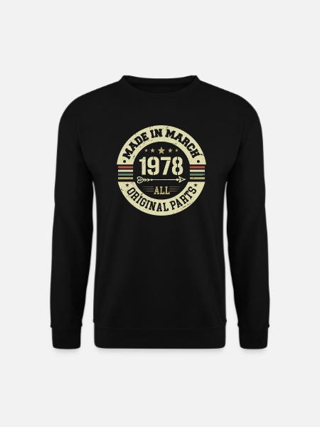 Legendary since March 1978 - Unisex Sweatshirt - black