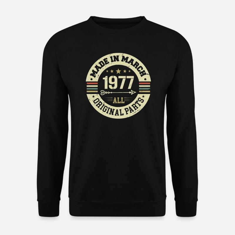 Legendary since March 1977 - Unisex Sweatshirt - black