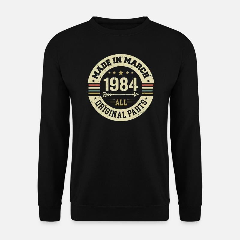 Legendary since March 1984 - Unisex Sweatshirt - black