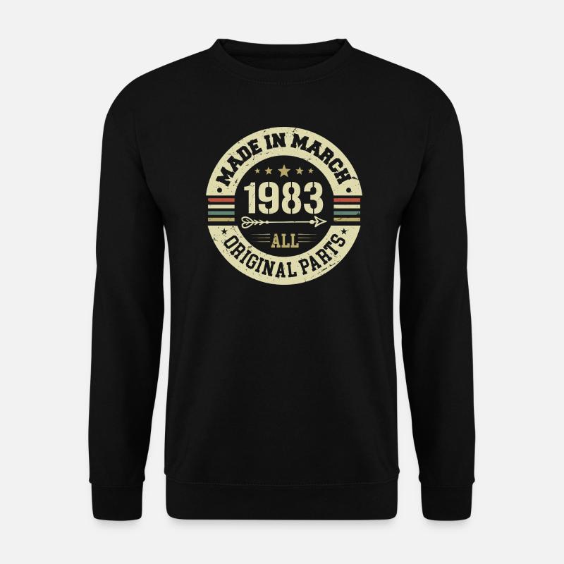 Legendary since March 1983 - Unisex Sweatshirt - black