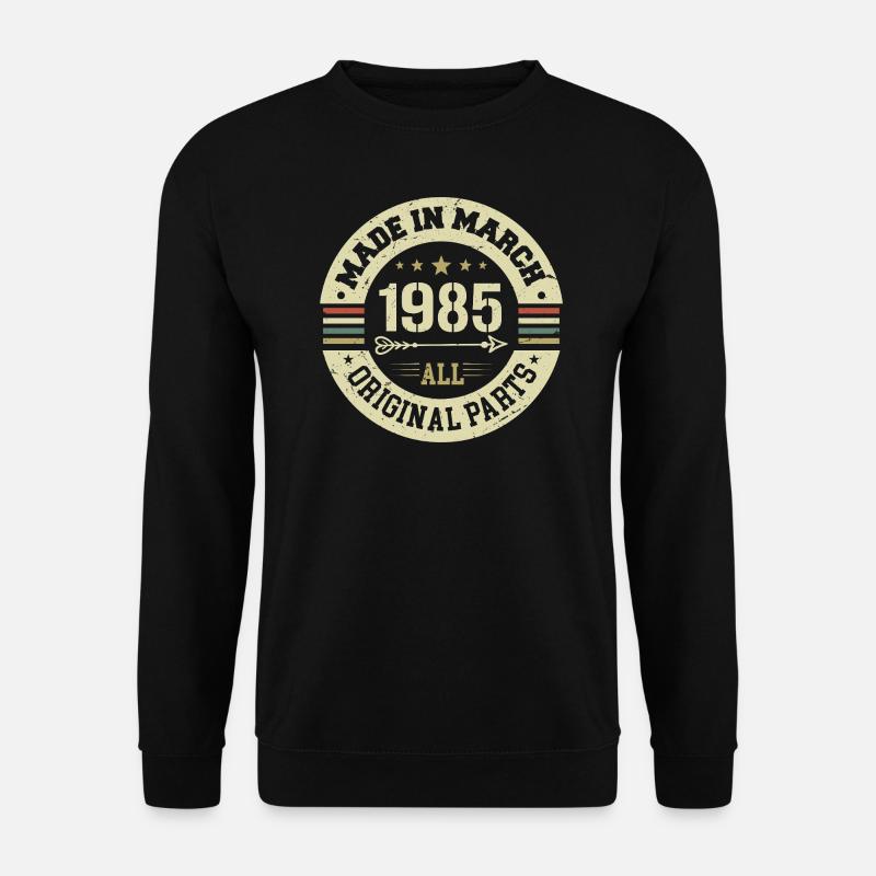 Legendary since March 1985 - Unisex Sweatshirt - black
