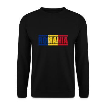 Rumänien - Unisex Pullover - Schwarz - Vorne - Alina (178cm) & Michal (187cm)