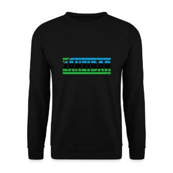 blockedTitle - Unisex Pullover - Schwarz - Vorne - Alina (178cm) & Michal (187cm)