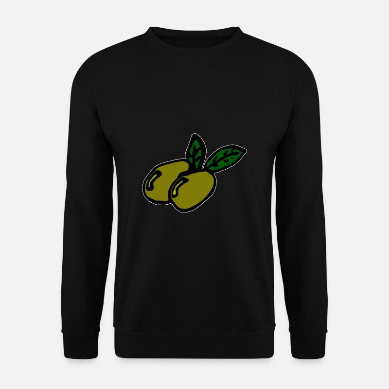 Zwei Oliven - Unisex Pullover - Schwarz