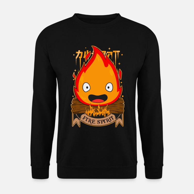 de feu - Sweat-shirt Unisexe - noir