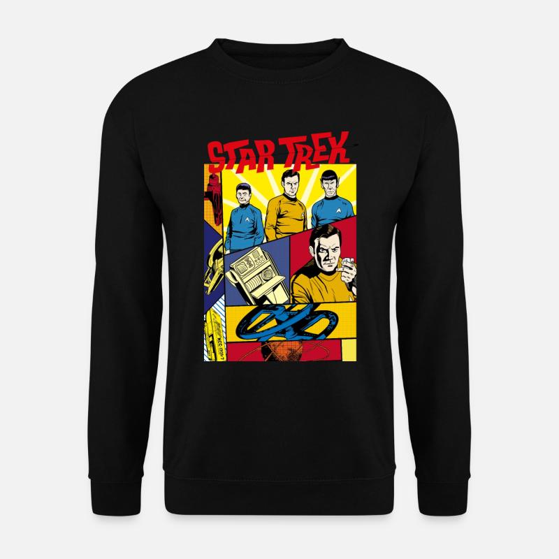 Star Trek The Original Series Comic Cover - Unisex Sweatshirt - black