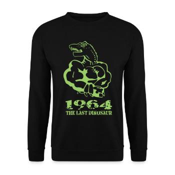 Geburtsjahr1964-2024 - Unisex Pullover - Schwarz - Vorne - Alina (178cm) & Michal (187cm)