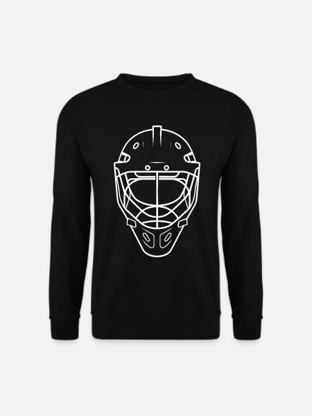 Hockey Helmet Line Art - Unisex Sweatshirt - black