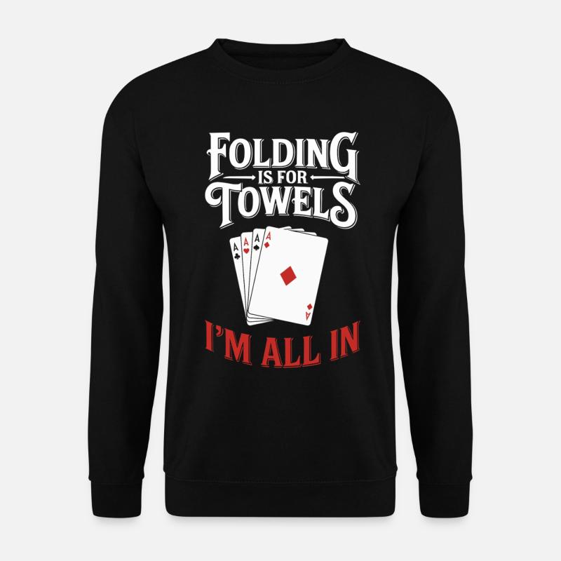 Poker - Unisex Pullover - Schwarz