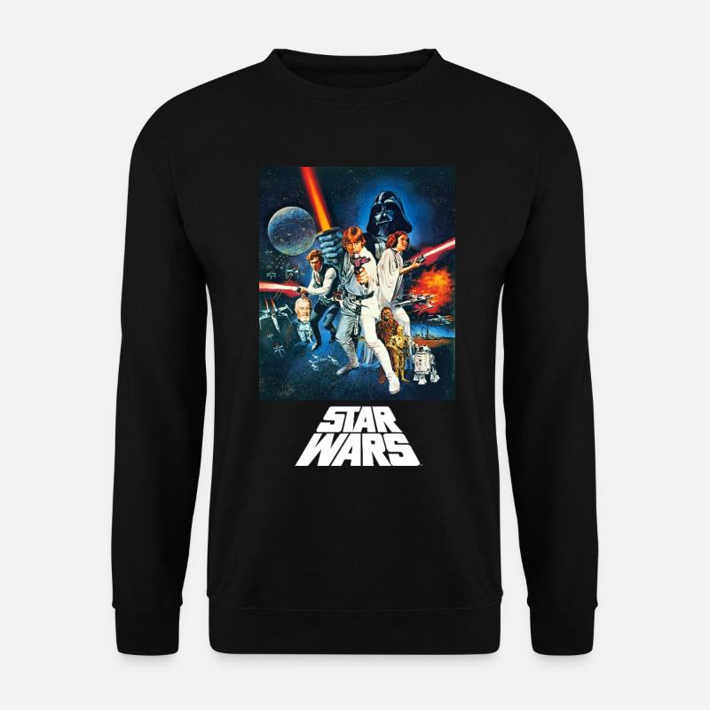 Star Wars Retro Motiv - Unisex Pullover - Schwarz