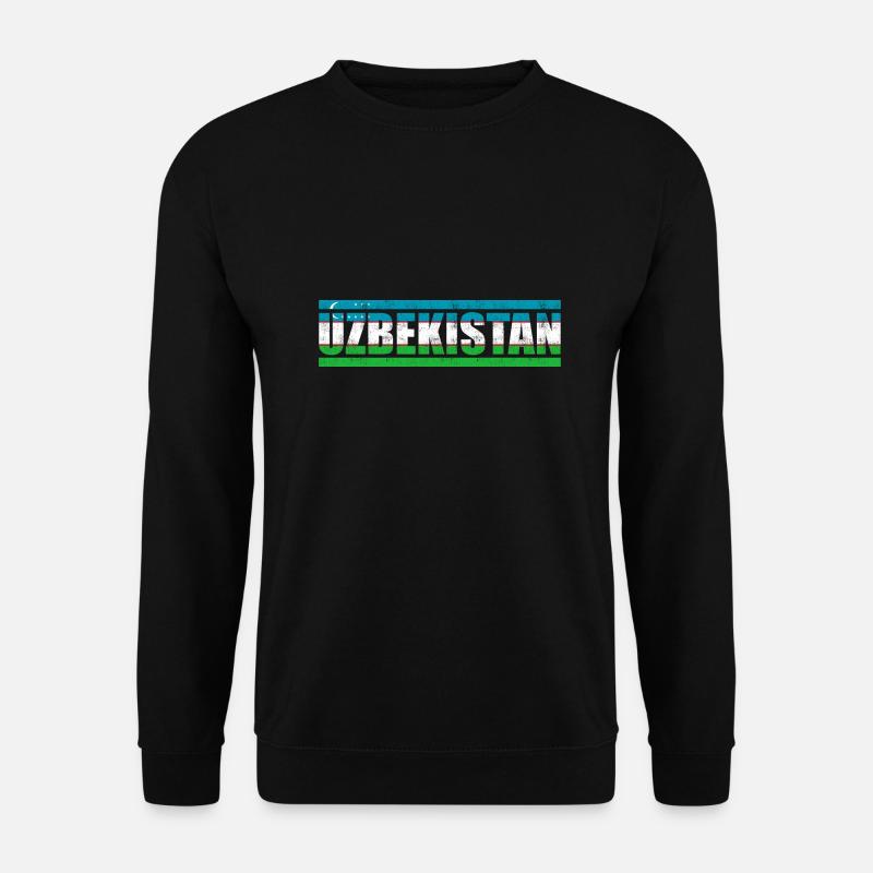 Usbekistan - Unisex Pullover - Schwarz
