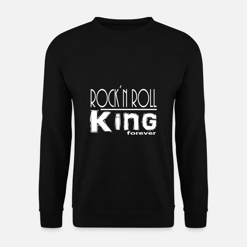 Rock n Roll King - Unisex Pullover - Schwarz