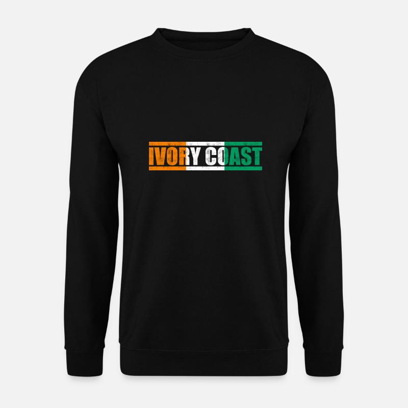 Elfenbeinküste - Unisex Pullover - Schwarz