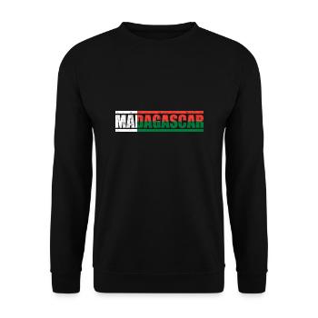 Madagaskar - Unisex Pullover - Schwarz - Vorne - Alina (178cm) & Michal (187cm)