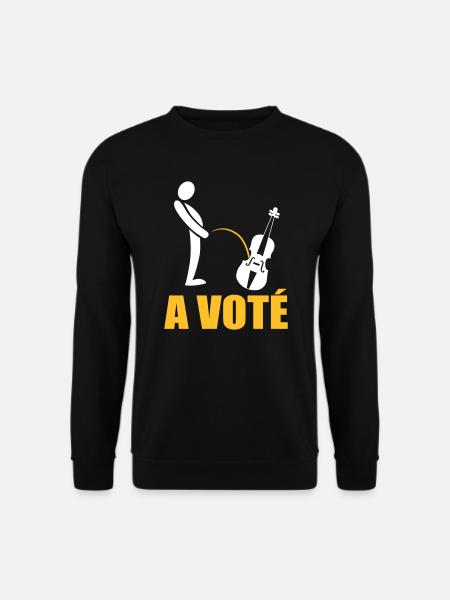 A voté - Sweat-shirt Unisexe - noir
