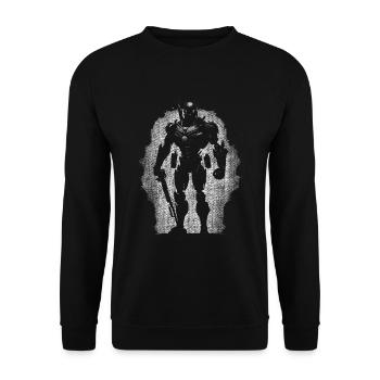 Robot tueur Robot tueur - Sweat-shirt Unisexe - noir - Devant - Alina (178cm) & Michal (187cm)