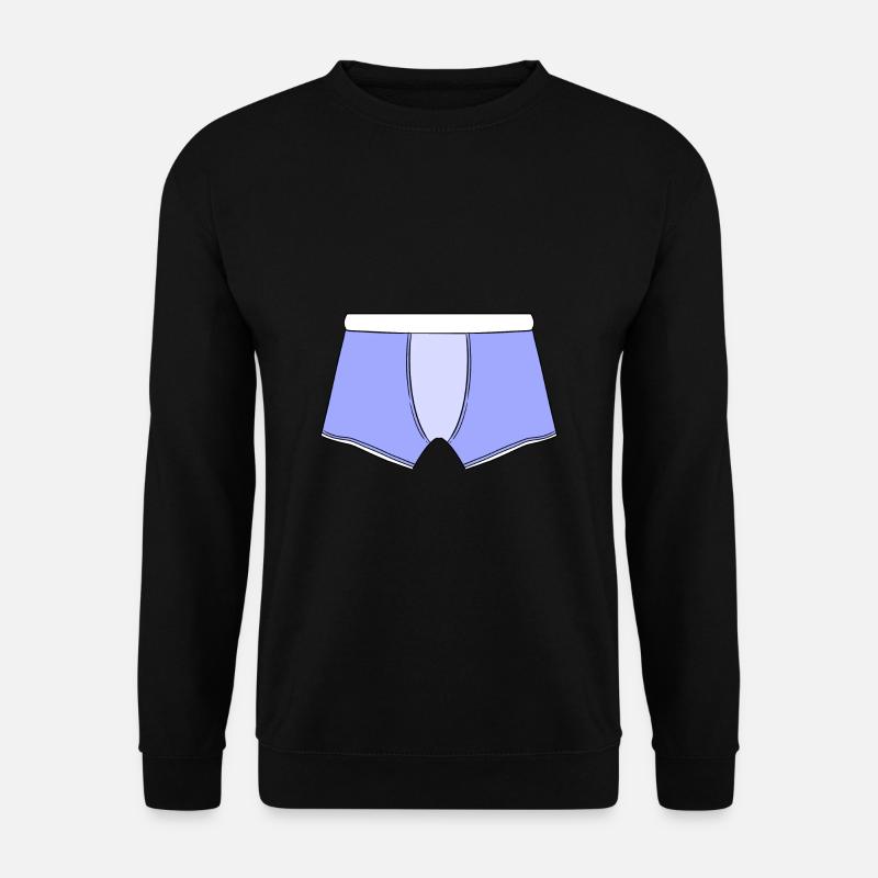 Underpants / boxer shorts - Unisex Sweatshirt - black