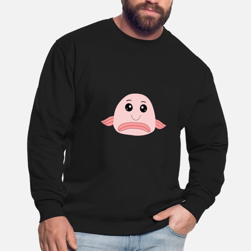 Blobfish fish comic ugly fish Unisex Sweatshirt