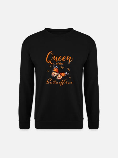 Schmetterling Monarchfalter Schmetterlinge - Unisex Pullover - Schwarz