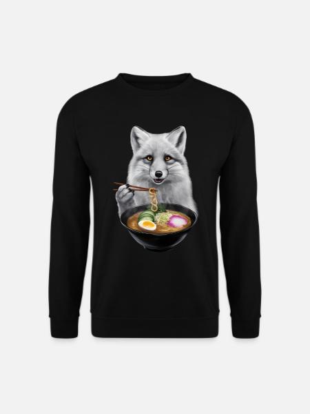 Polarfuchs Ramen - Unisex Pullover - Schwarz
