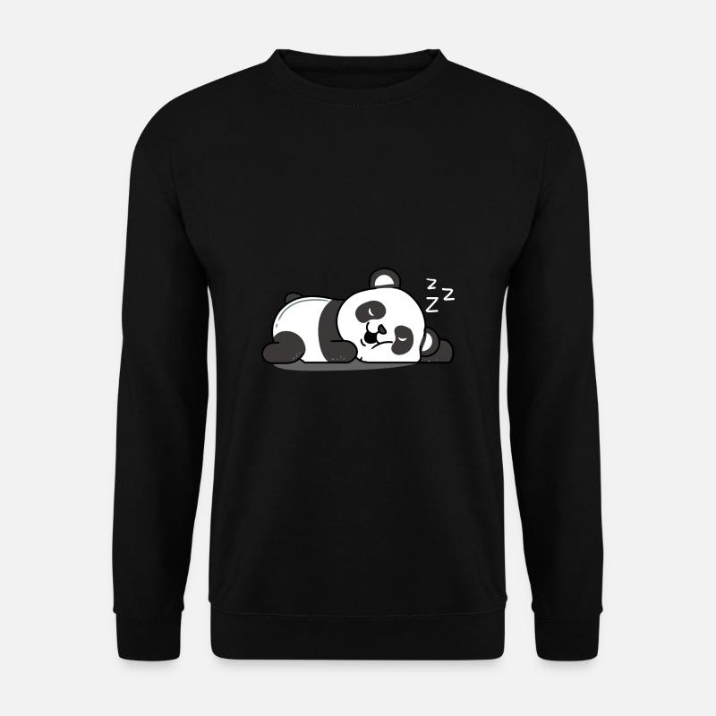 Sleeping Panda - Unisex Sweatshirt - black