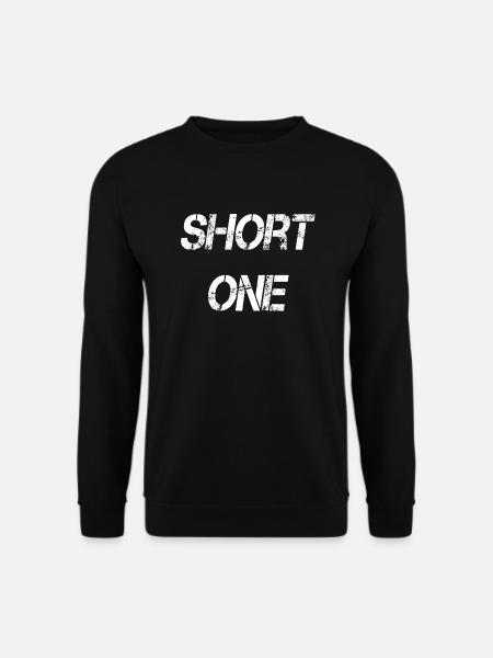 Kleines Mädchen Short One Selbstbewusstsein Idee - Unisex Pullover - Schwarz