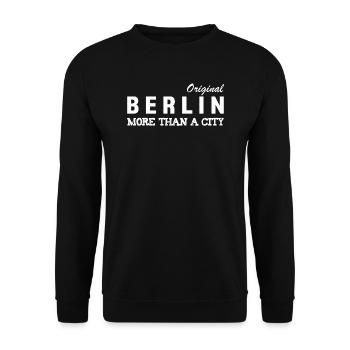Voyage de ville de Berlin Voyage Berliner - Sweat-shirt Unisexe - noir - Devant - Alina (178cm) & Michal (187cm)