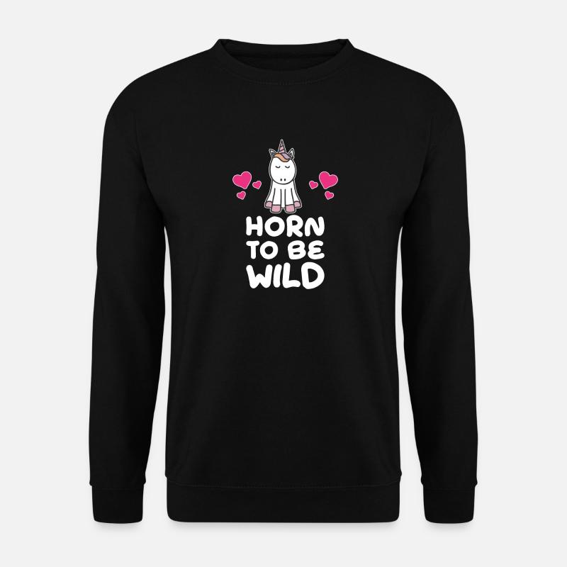 Einhorn - Unisex Pullover - Schwarz