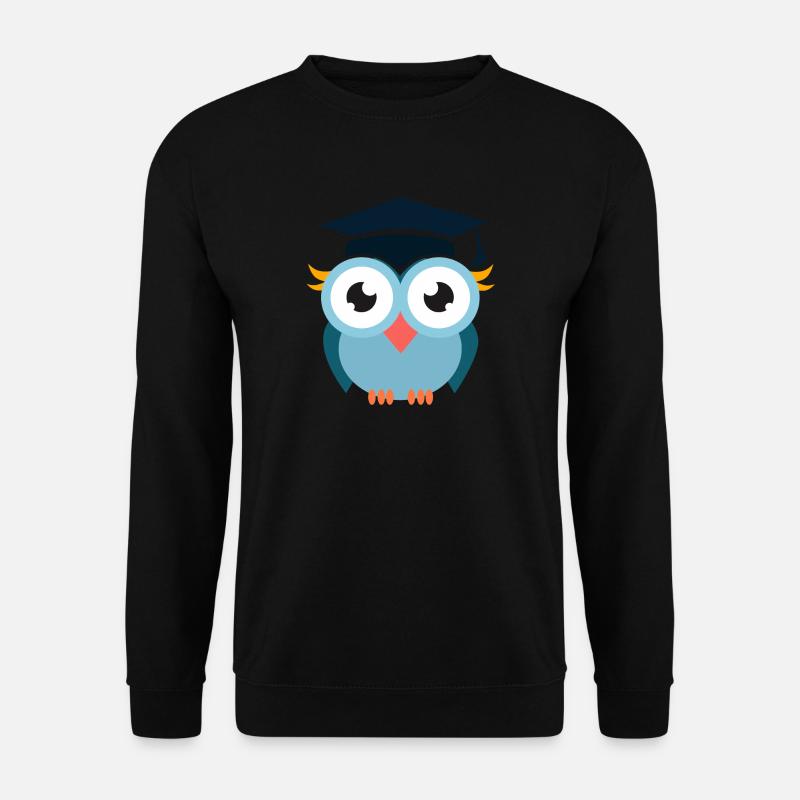 Eule - Unisex Pullover - Schwarz