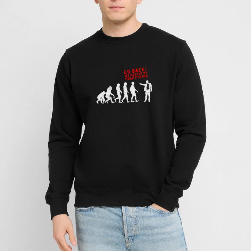 Evolution of Messed Up Evolution Unisex Pullover