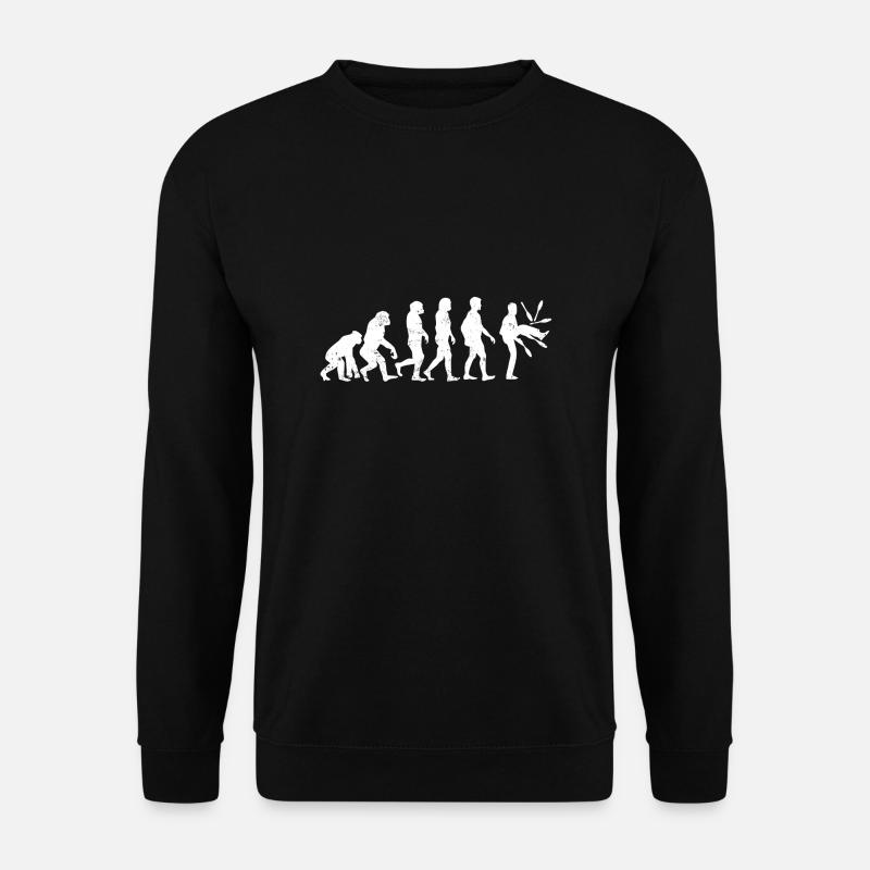 Evolution de l'évolution du jongleur - Sweat-shirt Unisexe - noir
