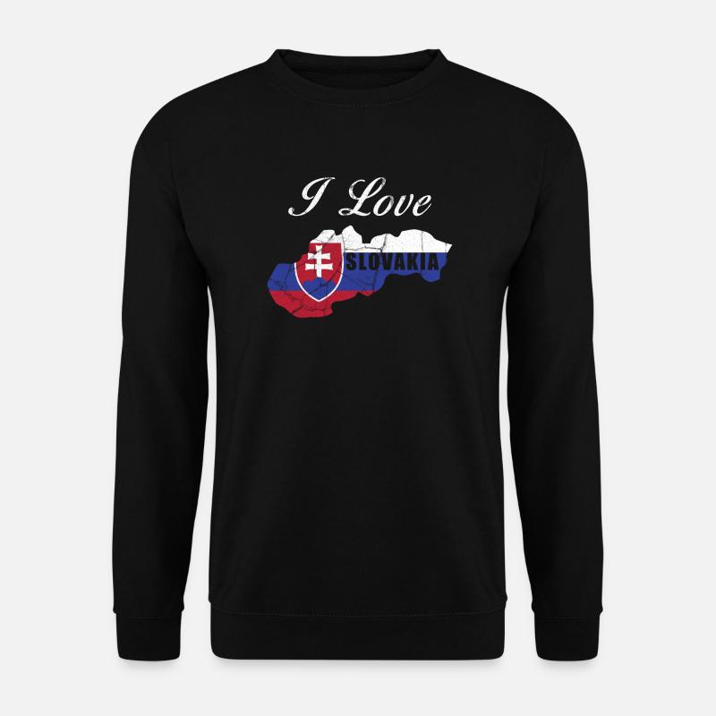 Slovakia - Unisex Pullover - Schwarz