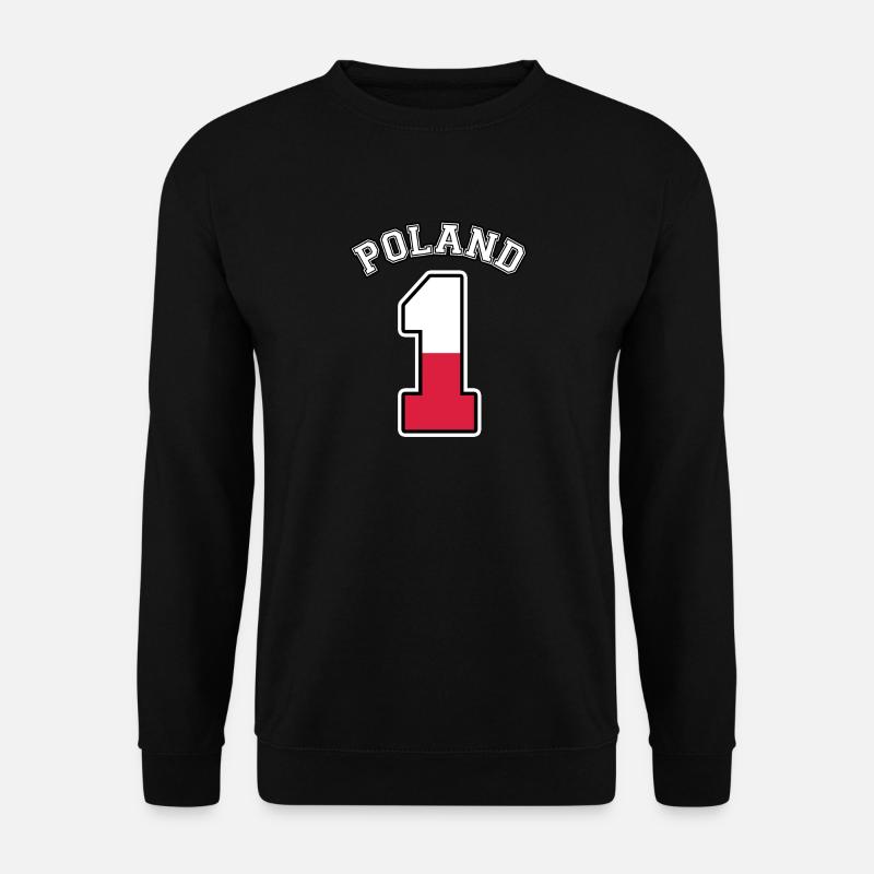 Poland number 1 - Unisex Sweatshirt - black