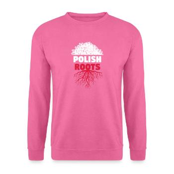 Polen Wurzeln Baum - Unisex Pullover - Pink - Vorne