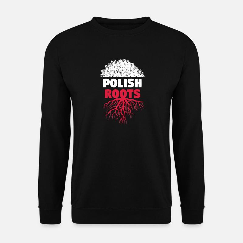 Poland roots tree - Unisex Sweatshirt - black