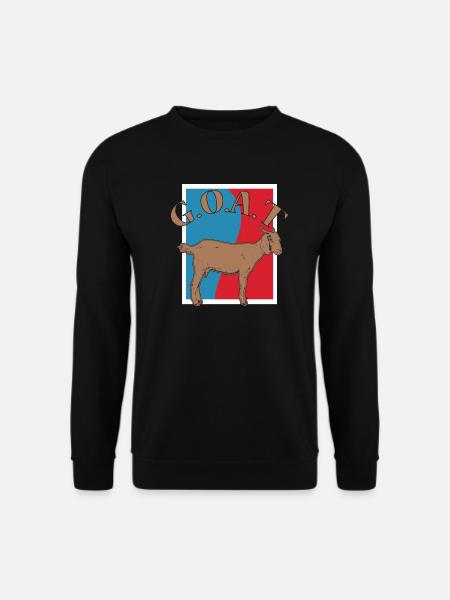 GOAT Ziege lustig Geschenk Brady Tier Geisbock - Unisex Pullover - Schwarz