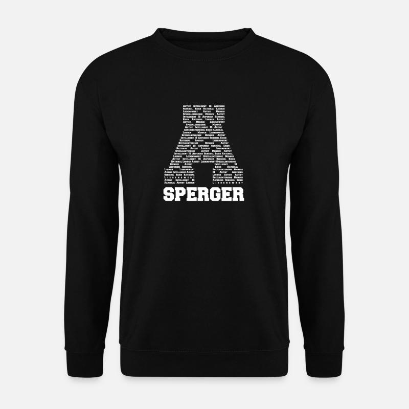 Asperger Syndrom - Design Shirt - Unisex Pullover - Schwarz