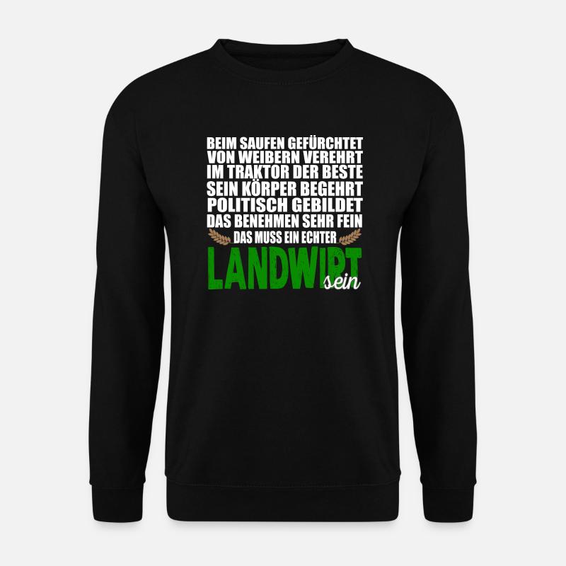 FARMER - Unisex Sweatshirt - black